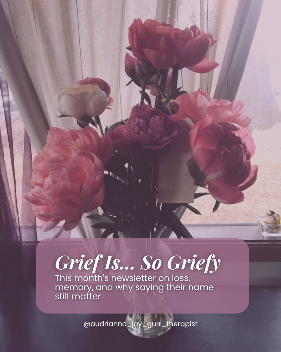 This month's newsletter is about something I don't talk about often enough: grief.

Not the kind that's neatly tied up with stages and timelines. The messy kind. The kind that sits in your body years later when someone mentions a memory you didn't know existed.

I write about loss, memory, and why saying their name doesn't cause the pain—it honors it.

I also write about suicide. The people left behind. The urgency many of us carry. And what it means to reach for help when the pain feels too loud to stay with.

This one is tender. It's personal. And it's real.

If you're not subscribed yet, link in bio. 

And if you're walking through grief right now, or if you've ever wondered if you matter enough to stay, this one's for you. 💙
#GriefAndLoss #MentalHealthMatters #SuicidePrevention #Newsletter #SayTheirName #YouMatter
