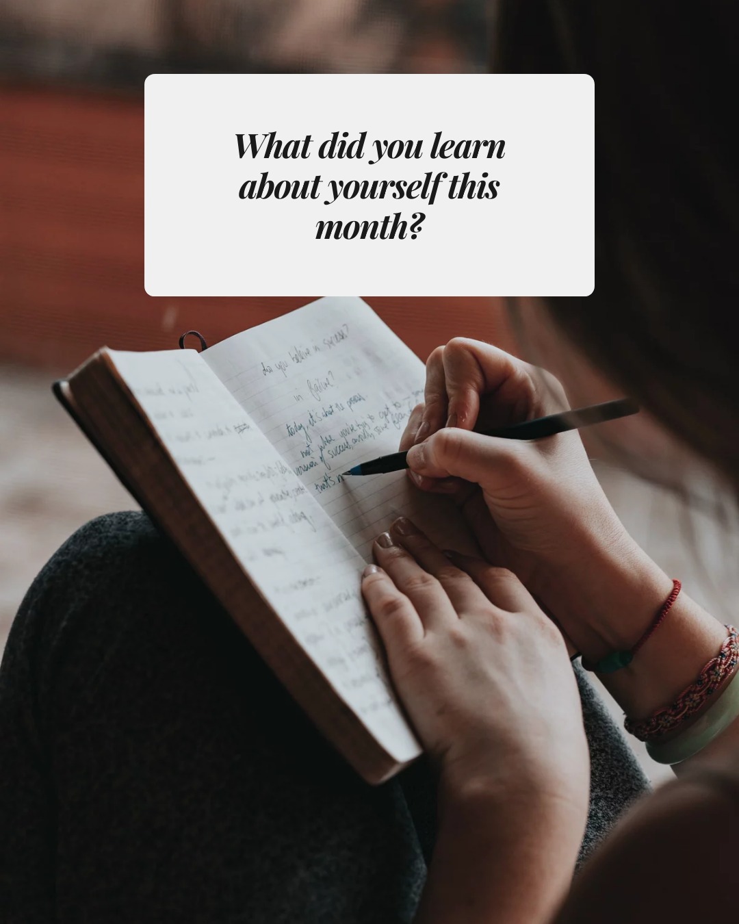 March is ending. And whether it was a good month, a hard month, or somewhere in between, you made it.

Take a second to reflect: What did you learn about yourself this month?
Maybe you learned:

What your body needs when it's overwhelmed
What boundaries you're finally ready to set
What triggers you, and how to respond differently
That you're stronger than you thought, or that it's okay to not be strong right now

Growth isn't always loud. Sometimes it's just noticing something you didn't see before.

So before we jump into April, pause here: What did March teach you?

Drop it below. Let's close this month with intention. 🌱

#MonthlyReflection #SelfAwareness #MentalHealthJourney #PersonalGrowth #MarchReflection