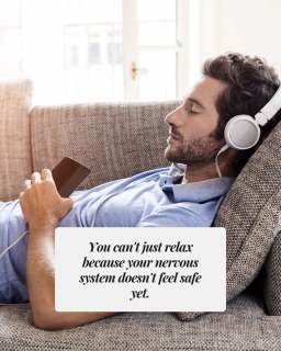 If you've ever been told to "just relax" and felt yourself get more tense, there's a reason for that.

Relaxation isn't a switch you flip. It's a state your nervous system has to feel safe enough to enter.

When your body is in a chronic state of hyperarousal (elevated cortisol, shallow breathing, muscle tension), telling yourself to "calm down" doesn't work because your nervous system is doing exactly what it's designed to do: keep you alert to perceived threats.

Research on polyvagal theory shows that your vagus nerve, the main nerve of your parasympathetic nervous system, needs specific signals to shift out of fight-or-flight and into rest-and-digest mode.

Those signals include:
Slow, deep breathing (especially longer exhales)
Safe social connection
Predictable routines
Physical grounding (pressure, touch, movement)

So if you can't "just relax," it's not a personal failure. Your body is waiting for cues of safety.

Start there.

What helps you signal safety to your nervous system? 🤍

#NervousSystemRegulation #PolyvagalTheory #MentalHealthScience #StressRelief #YouAreNotBroken