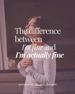 "I'm fine" has become the default response when someone asks how you're doing.

But here's the thing: sometimes "I'm fine" means you're genuinely okay. And sometimes it means "I don't have the energy to explain" or "I don't think you actually want to know."

Research shows that suppressing emotions, especially repeatedly, increases physiological stress. When you say "I'm fine" but your body knows you're not, the disconnect between what you're feeling and what you're expressing creates internal strain.

You don't owe everyone the truth. But you do owe yourself honesty.

Here's how to tell the difference:

"I'm fine" (avoidance):
Your chest tightens when someone asks
You say it automatically, without checking in with yourself
You avoid the question because answering truthfully feels too vulnerable
You feel worse after saying it

"I'm actually fine" (truth):
You've checked in with yourself and you genuinely are okay
You feel neutral or calm, not defensive
If they asked more, you'd have an honest answer
You feel settled after saying it

You're allowed to not share everything with everyone. But don't lie to yourself in the process.

When someone asks how you are today, pause for a second. Check in. Then decide what's true and who gets to hear it.

How are you? Really. 💙

#ImFine #EmotionalHonesty #MentalHealthAwareness #SelfAwareness #CheckInWithYourself #EmotionalSuppression