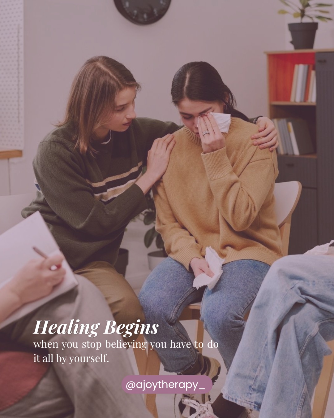 Many women have been taught to keep going, carry more, and figure it out on their own.

But healing often begins the moment we realize we don't have to do everything alone.

Reaching out for support isn't a sign of weakness, it's an act of courage and self-compassion.

💜 You deserve support, too.

#MentalHealthAwareness #WomensMentalHealth #EmotionalWellbeing #HealingJourney #SelfCompassion #MentalHealthSupport #CommunitySupport #YouAreNotAlone #StressManagement #TherapyForWomen
