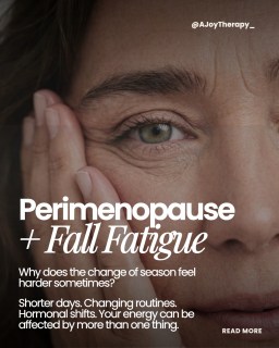 If the season change wipes you out more than it used to, that's not just "getting older."
Shorter days affect melatonin and circadian rhythm — and perimenopause makes that shift harder to bounce back from.
Swipe through why fall hits differently in perimenopause, and what actually helps regulate it.
Does the seasonal shift hit you harder than it used to? Tell me below.
#Perimenopause #SeasonalChange #WomensHealth #Hormones #MentalHealth
