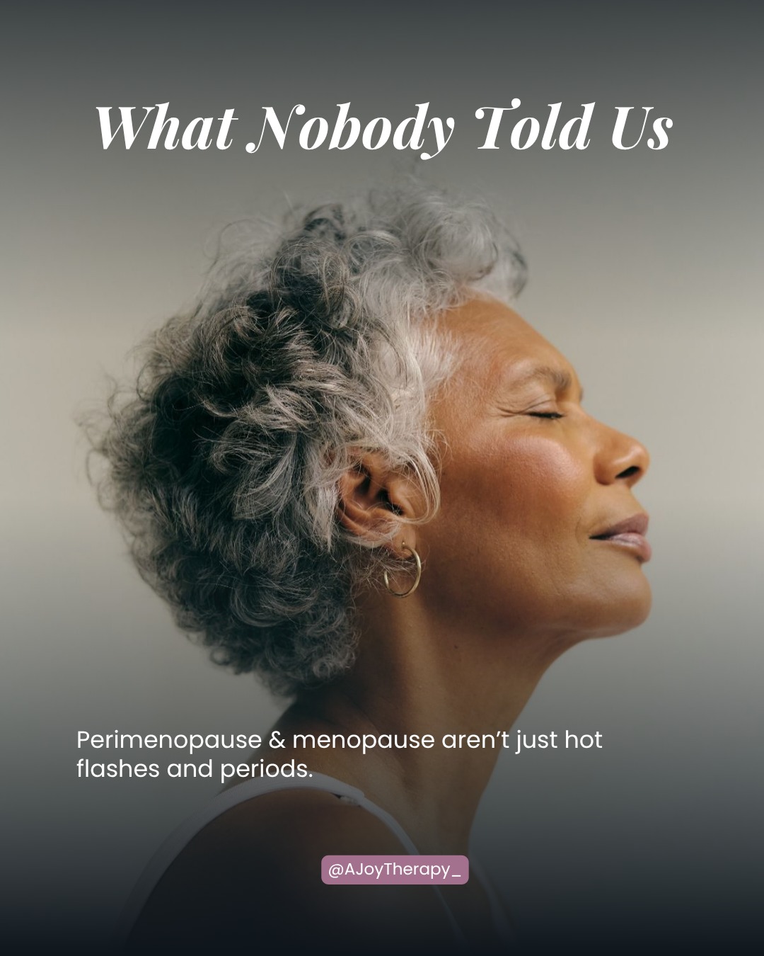 Perimenopause can be more than hot flashes and irregular periods.

It can show up in your sleep, mood, energy, concentration, anxiety, body, and so many other ways that aren't always talked about.

Sometimes the hardest part is not knowing that what you're experiencing can be part of the transition.

This month, we're going beyond the obvious symptoms and talking about the experiences women don't hear enough about.

💜 What’s one symptom or change you wish someone had warned you about?

#Perimenopause #MenopauseAwarenessMonth #PerimenopauseSupport #WomensMentalHealth #MenopauseEducation #MidlifeHealth #HormoneHealth #MentalHealthAwareness #WomensHealth #EmotionalWellbeing